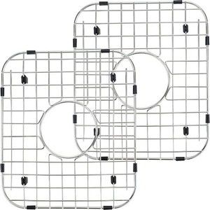 Kitchen Sink Bottom Grid Protector Stainless Steel 2 Piece 13 5/8 x 11 5/8 inch